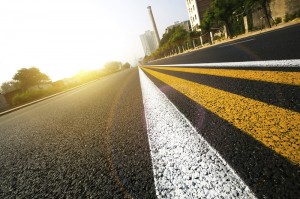 road striping